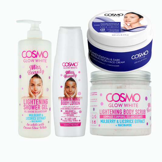 Cosmo Glow White Miss Beauty Set With Cosmo Dark Sport Reduction &Pigmentation Face Cream