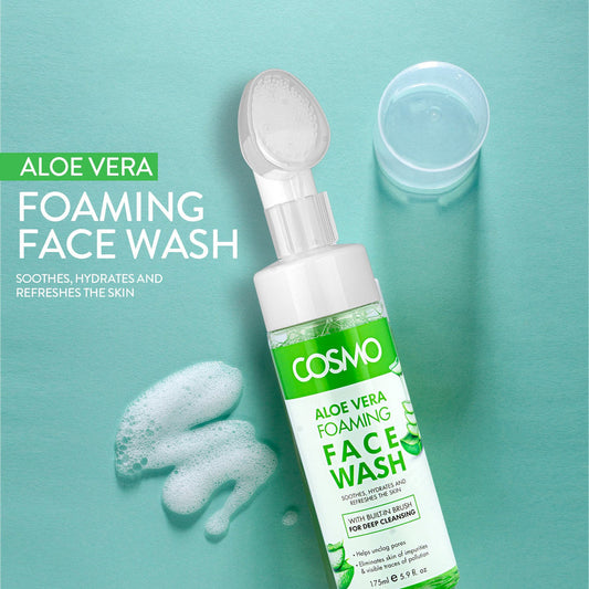 Cosmo Aloe Vera Foaming Face Wash 175ml