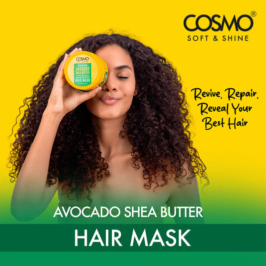 Cosmo Avocado & Shea Butter Hair Mask 325ml