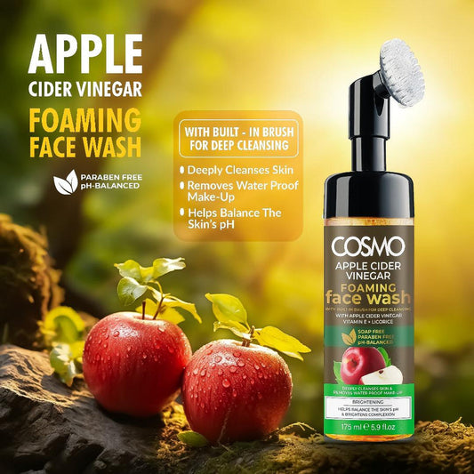 Cosmo Apple Cider Vinegar Foaming Face Wash 175ml