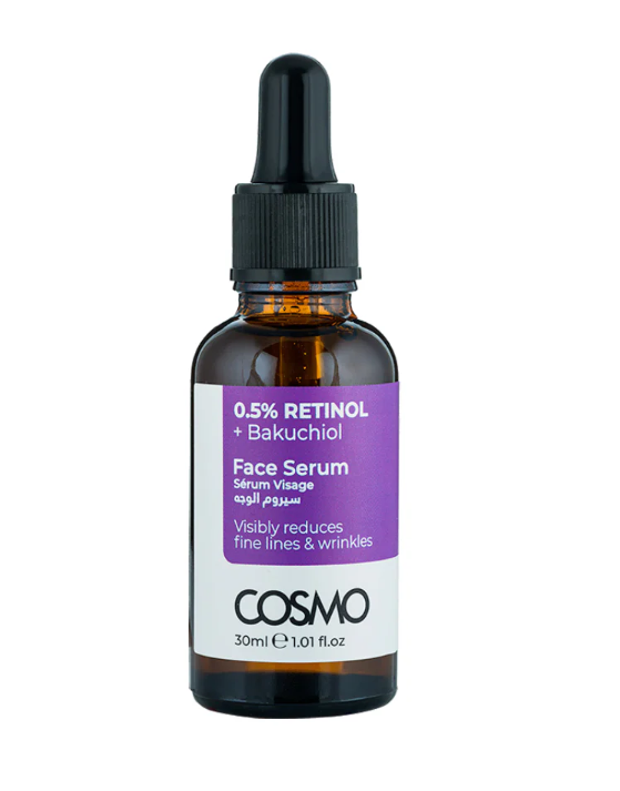 Cosmo Retinol 0.5% + Bakuchiol Face Serum