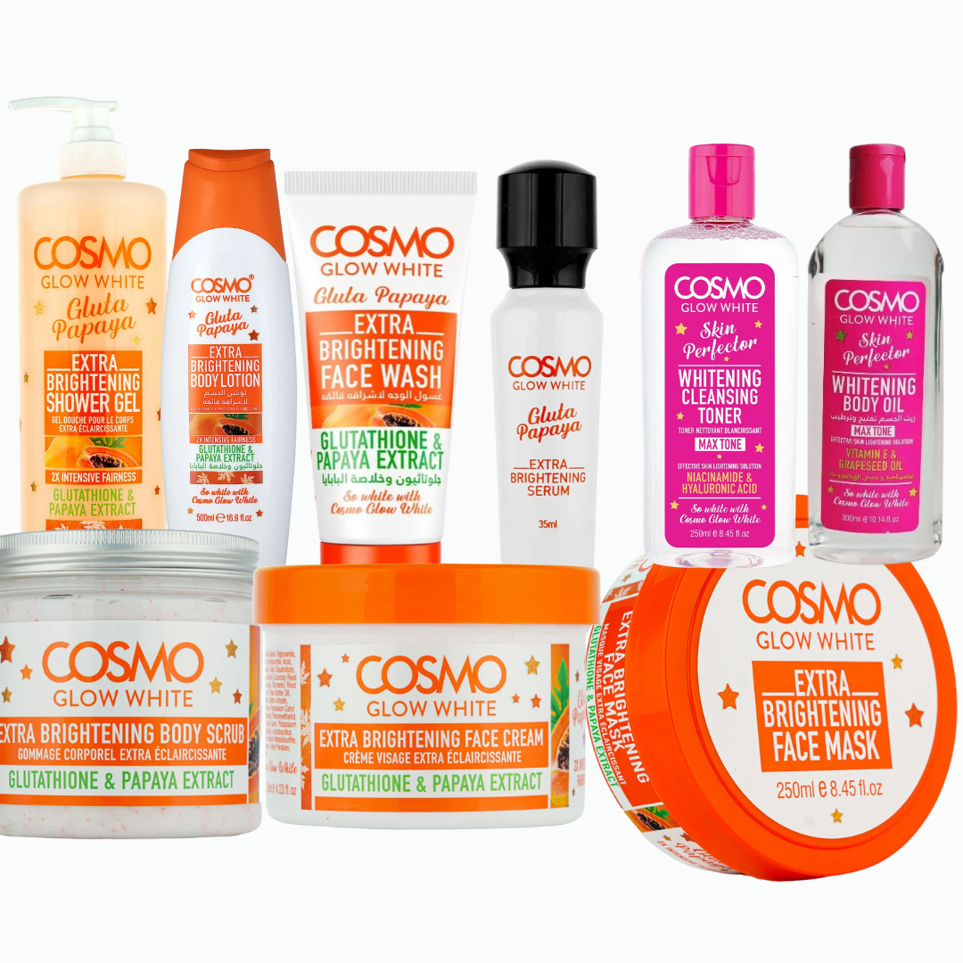 Cosmo Glow White Gluta Papaya Complete skin Care set