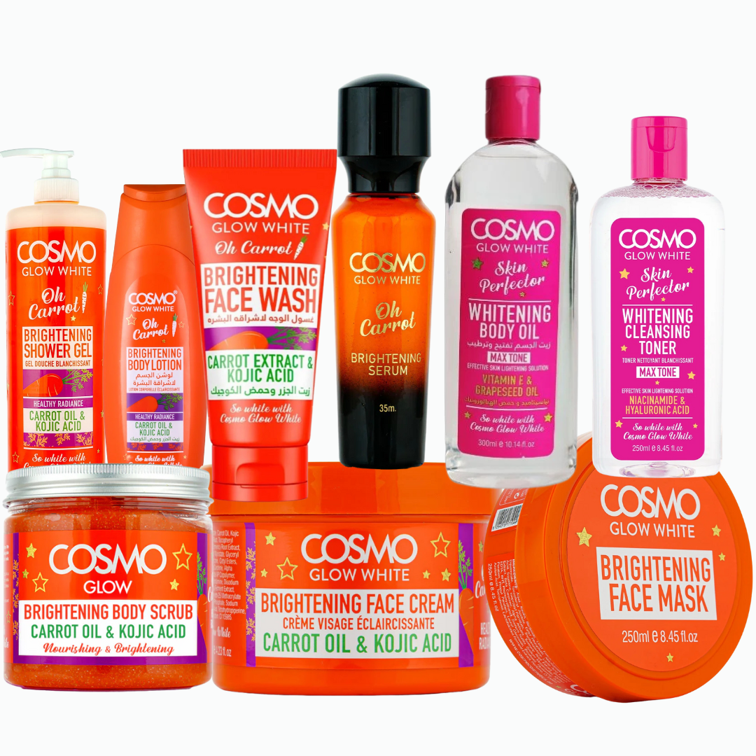 Cosmo Glow White Oh Carrot complete skin care set