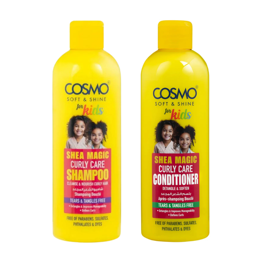 Cosmo Shea Magic Curly Care Shampoo + Conditioner 480ml