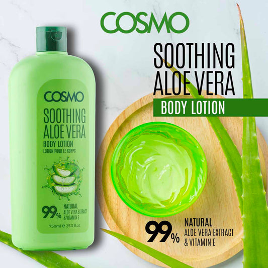 Cosmo Soothing Aloe Vera Body Lotion 750ml