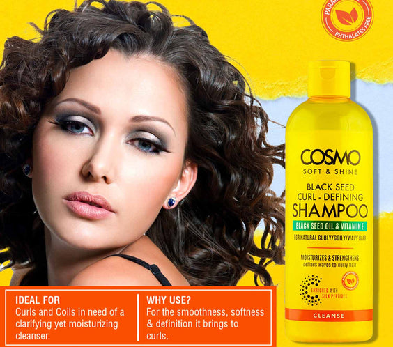 Cosmo Black Seed Curl-Defining Shampoo