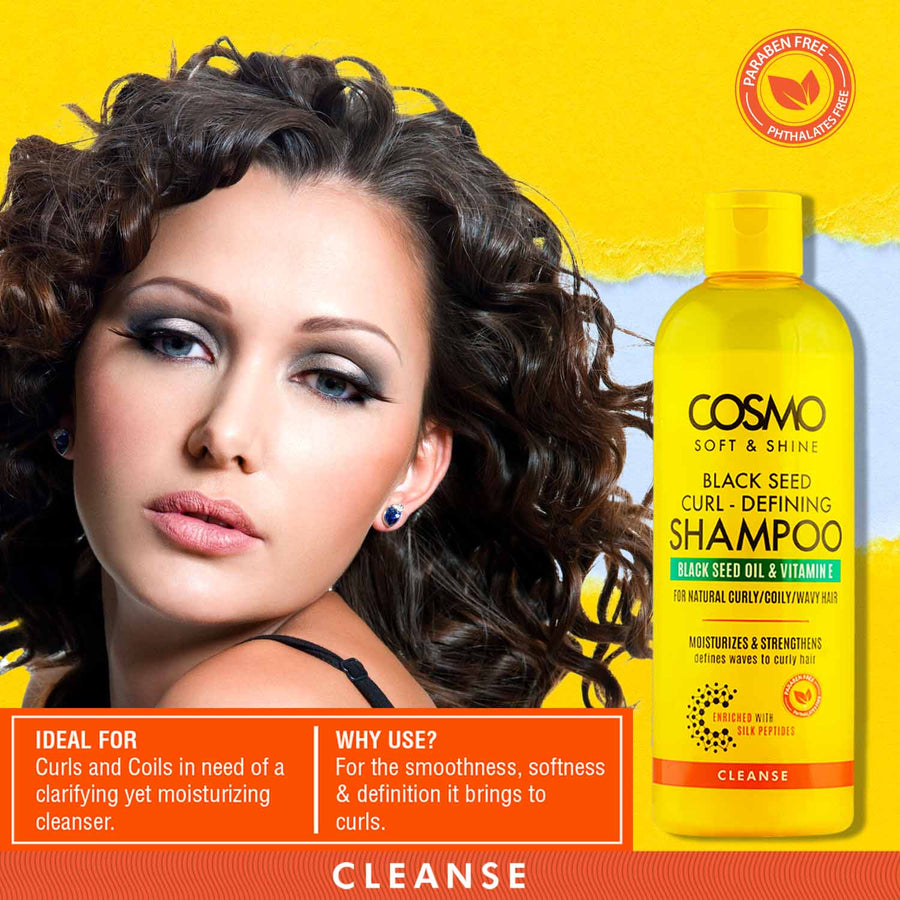 Cosmo Black Seed Curl-Defining Shampoo 480ml