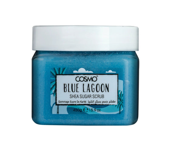 Cosmo Blue Lagoon Shea Sugar Scrub 450ml