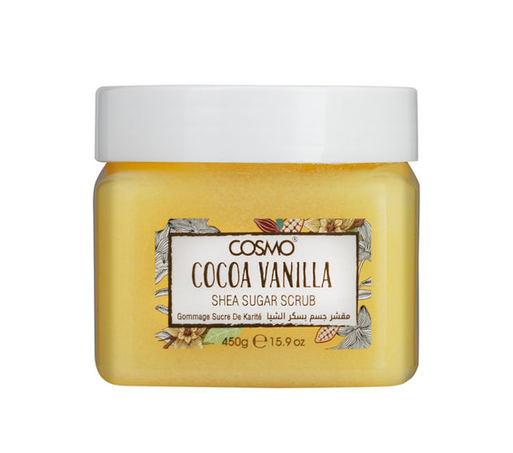 Cosmo Cocoa Vanilla Shea Sugar Scrub 450ml