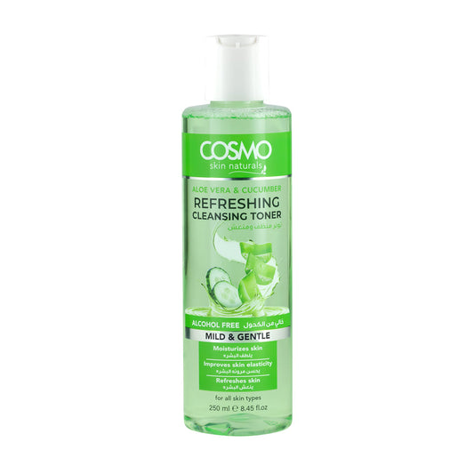Cosmo Aloe Vera & Cucumber Refreshing Cleansing Toner 250ml