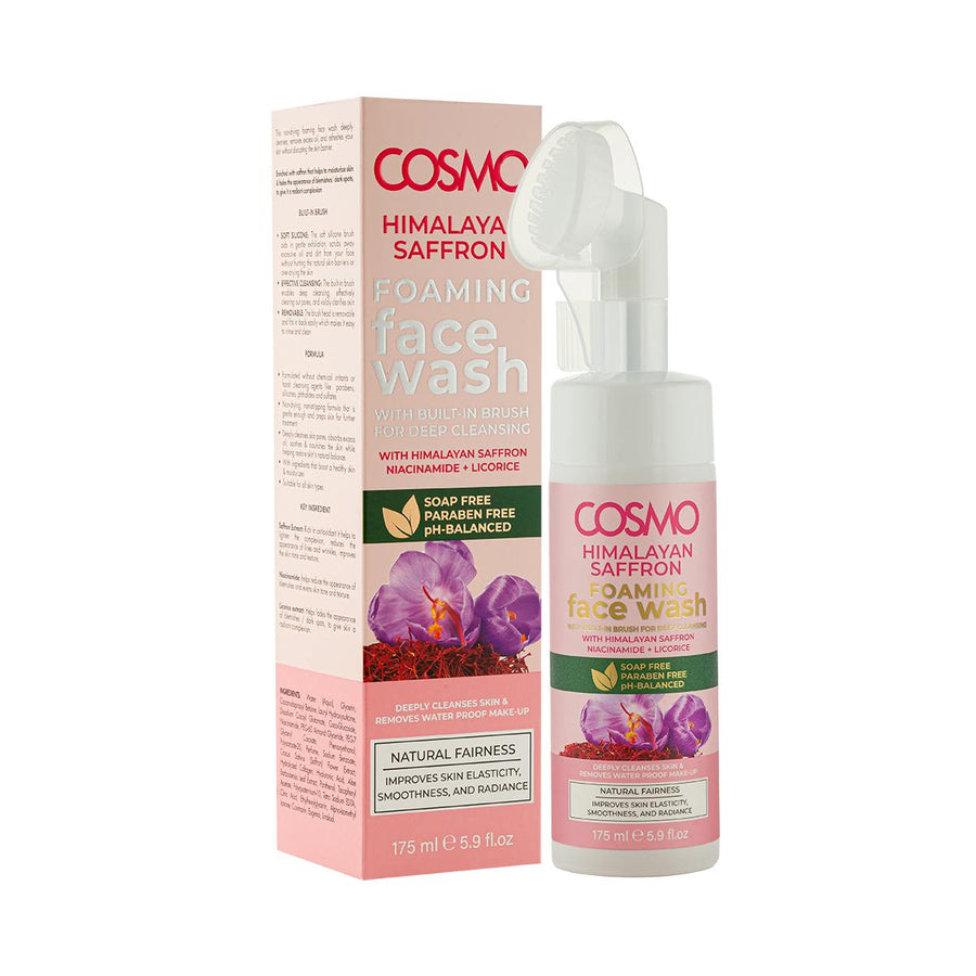 Cosmo Himalayan Saffron Foaming Face Wash 175ml