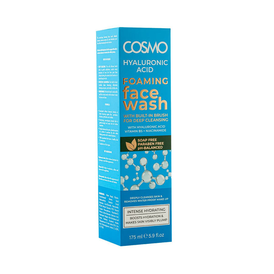 Cosmo Hyaluronic Acid Foaming Face Wash 175ml
