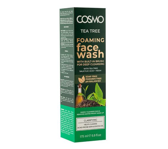 Cosmo Tea Tree Foaming Face Wash 175ml