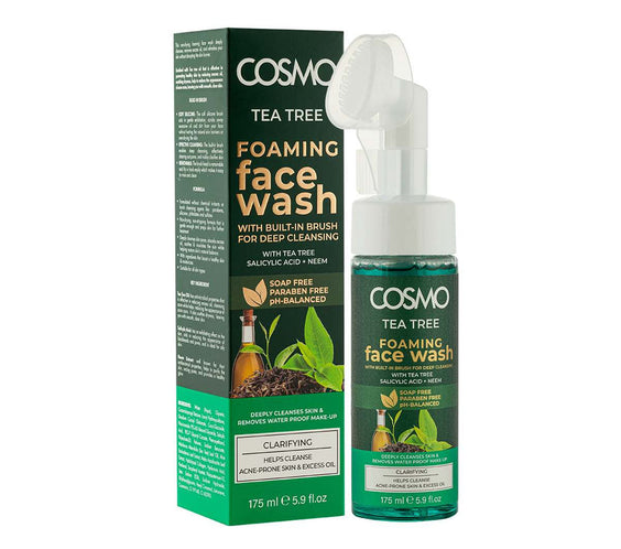 Cosmo Tea Tree Foaming Face Wash 175ml