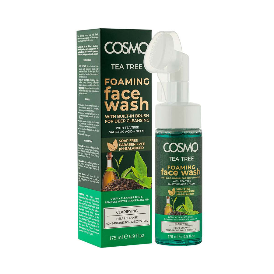 Cosmo Tea Tree Foaming Face Wash 175ml