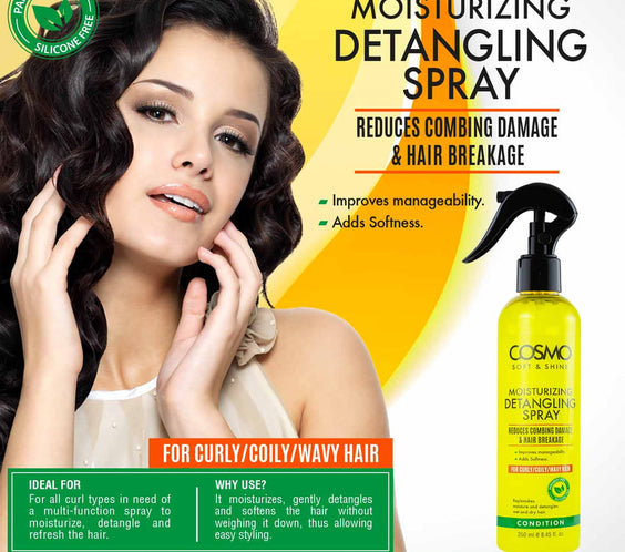 Cosmo Soft & Shine Moisturizing Detangling Spray