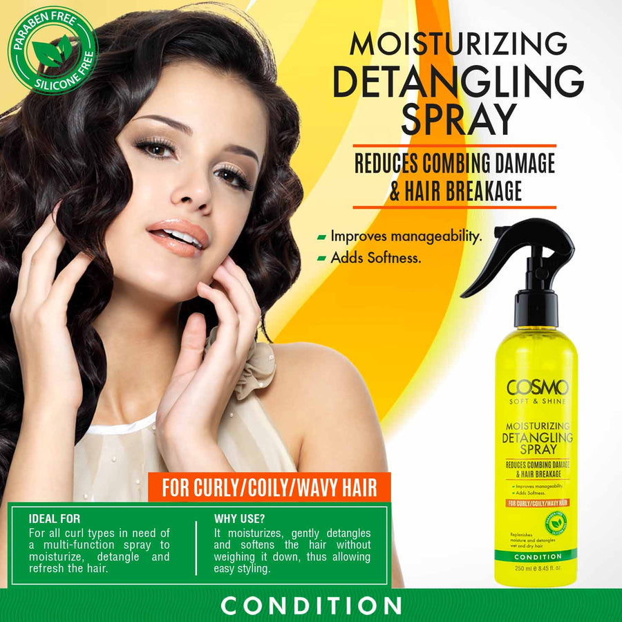 Cosmo Soft & Shine Moisturizing Detangling Spray