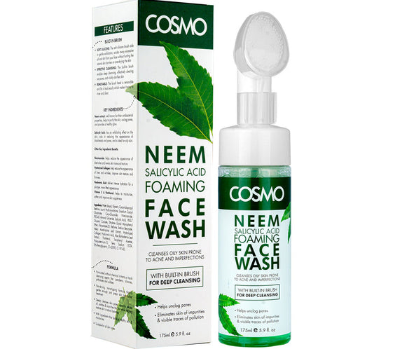 Cosmo Neem Salicylic Acid Foaming Face Wash 175ml