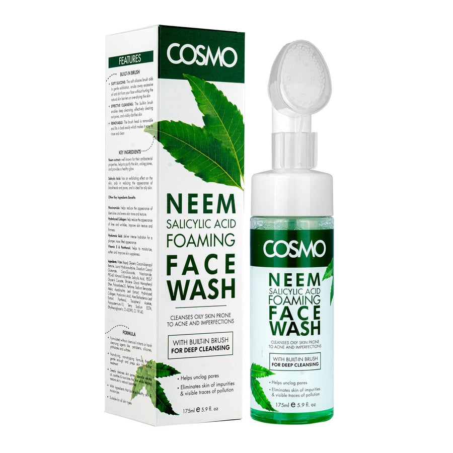 Cosmo Neem Salicylic Acid Foaming Face Wash 175ml