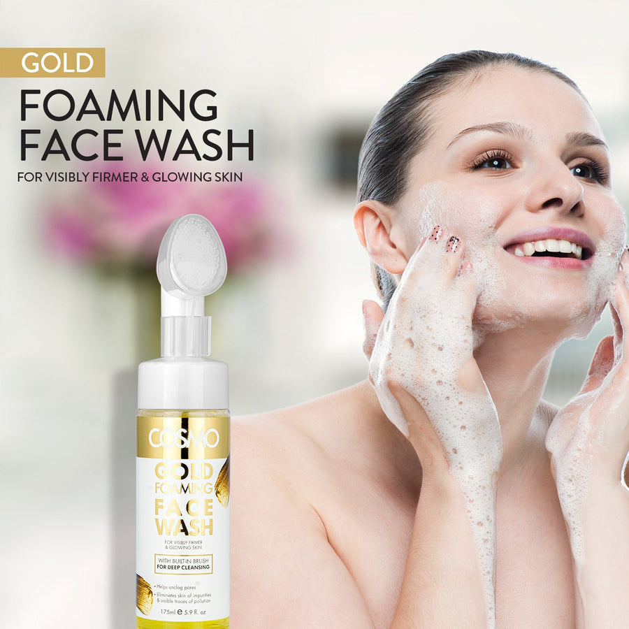 Cosmo Gold Foaming Face Wash 175ml