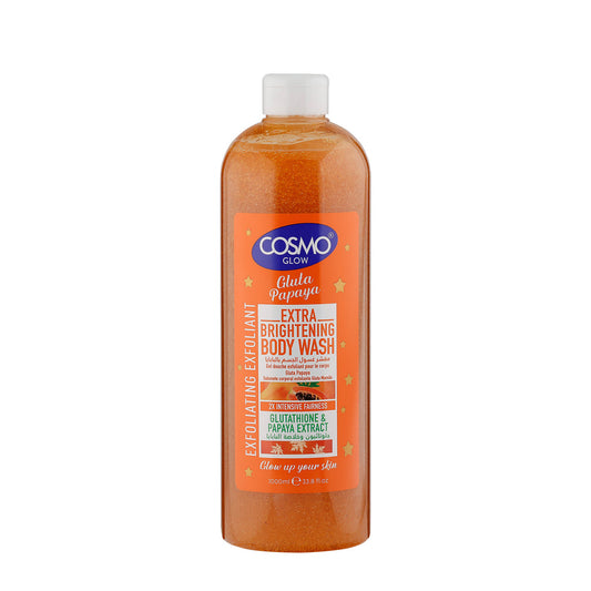 Cosmo Glow White Gluta Papaya Extra Brightening Exfoliating Body Wash