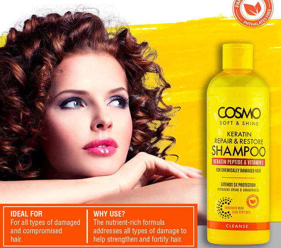 Cosmo Keratin Repair &Restore Shampoo