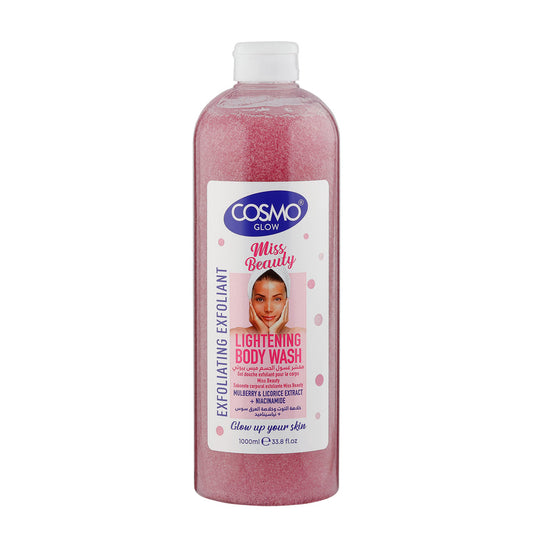 Cosmo Glow White Miss Beauty Lightening Exfoliating Body Wash