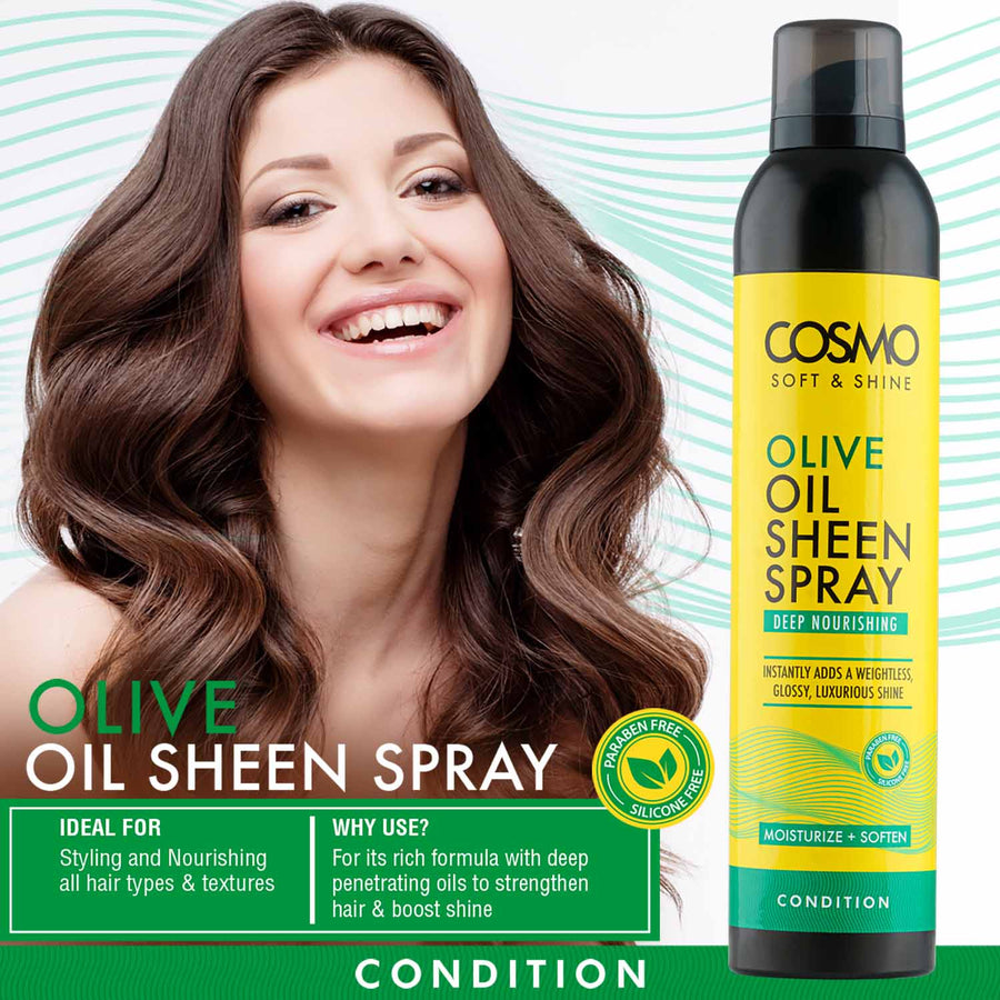 Cosmo Soft & Shine Olive Oil Sheen Spray