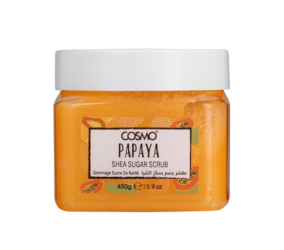 Cosmo Papaya Shea Sugar Scrub 450ml