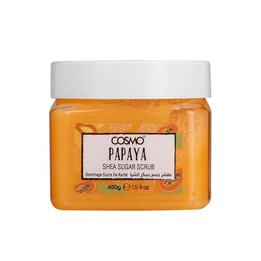 Cosmo Papaya Shea Sugar Scrub 450ml