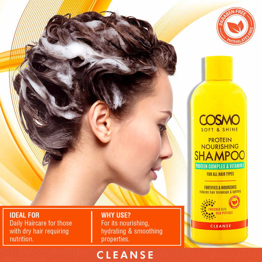 Cosmo Soft & Shine Protein Nourishing Shampoo