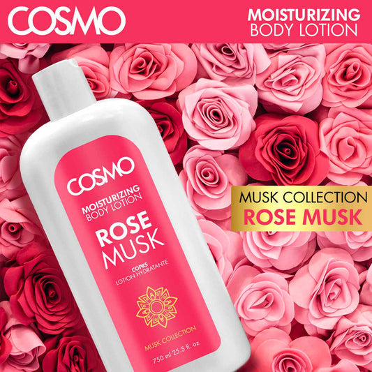 Cosmo Rose Musk Moisturizing Body Lotion 750ml