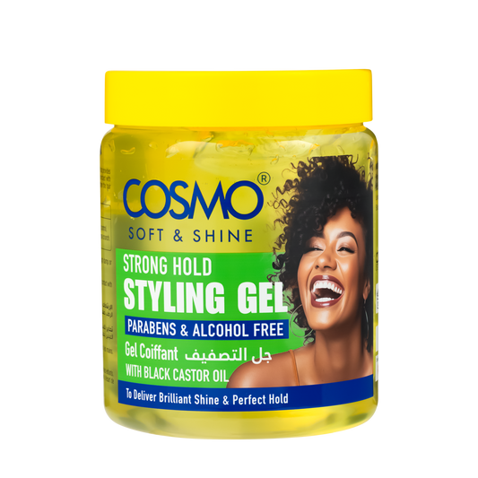 Cosmo Soft & Shine Strong Hold Styling Gel 1000ml