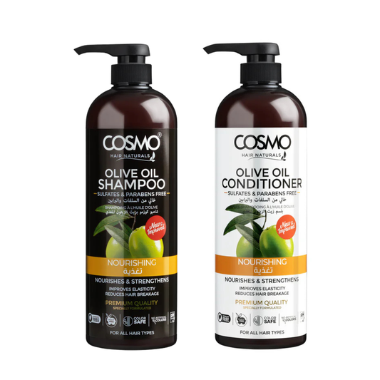 Cosmo Olive Oil Shampoo + Conditioner 1000ml