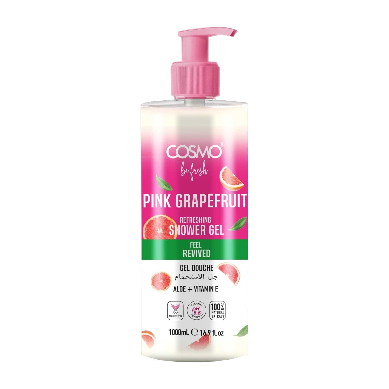 Cosmo Befresh Pink Grapefruit Shower Gel 1000ML