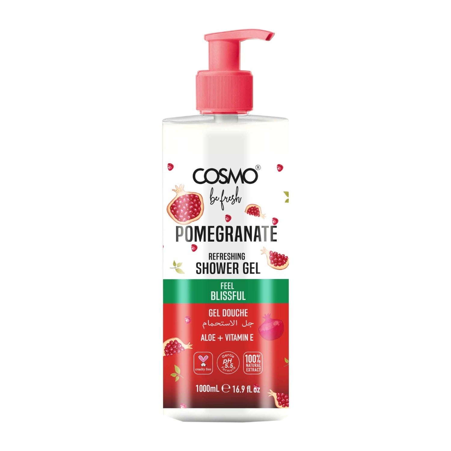 Cosmo Befresh  Pomegranate Shower Gel 1000ML