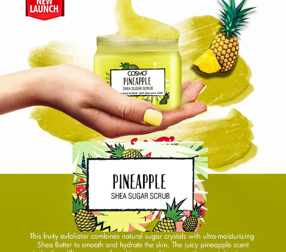 Cosmo Pineapple Shea Sugar Scrub 450ml
