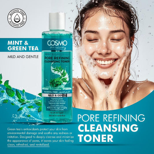 Cosmo Mint Green Tea Pore Refining Cleansing Toner  250ml