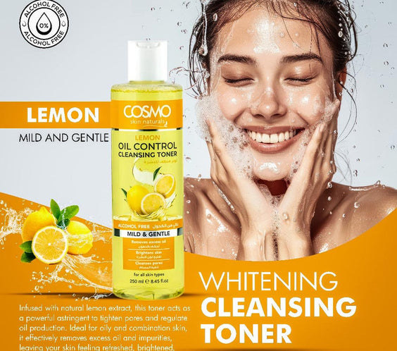 Cosmo Lemon Oil Control Cleansing Toner 250ml