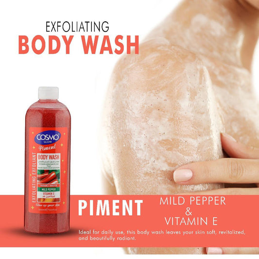 Cosmo Glow White Piment Exfoliating Body Wash