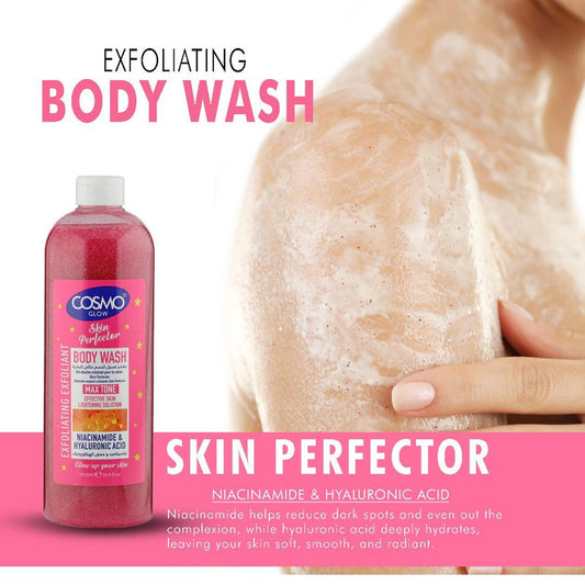 Cosmo Glow White Skin Perfector Exfoliating Body Wash