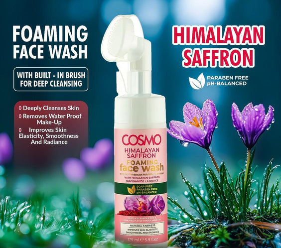 Cosmo Himalayan Saffron Foaming Face Wash 175ml