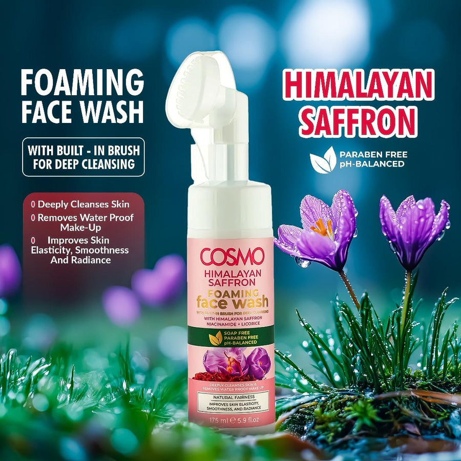 Cosmo Himalayan Saffron Foaming Face Wash 175ml