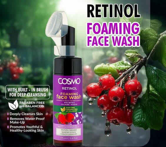 Cosmo Retinol Foaming Face Wash 175ml