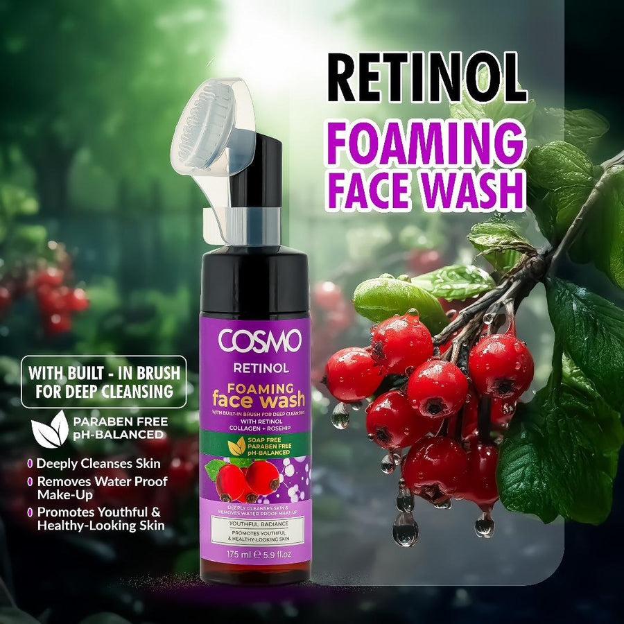 Cosmo Retinol Foaming Face Wash 175ml