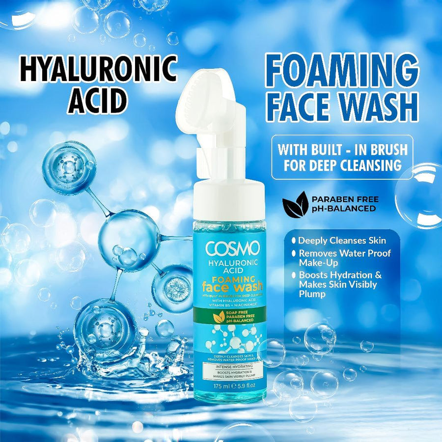 Cosmo Hyaluronic Acid Foaming Face Wash 175ml
