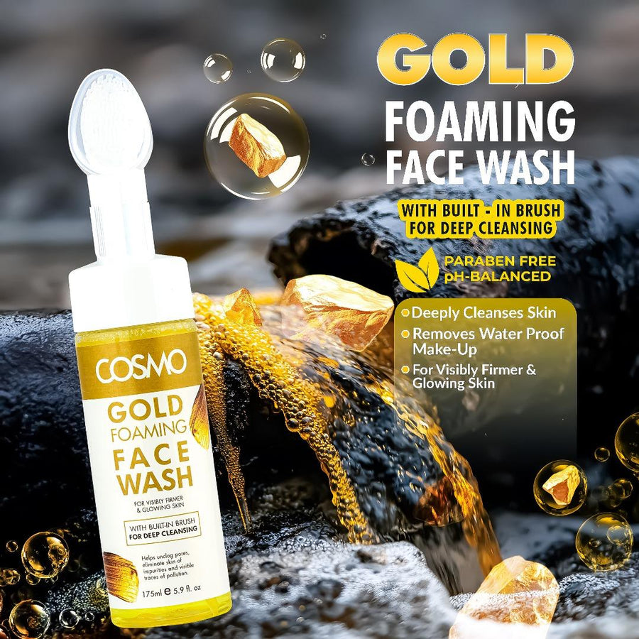 Cosmo Gold Foaming Face Wash 175ml