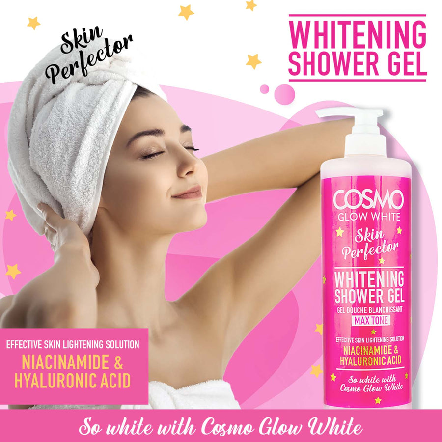 Cosmo Glow White Whitening Shower Gel