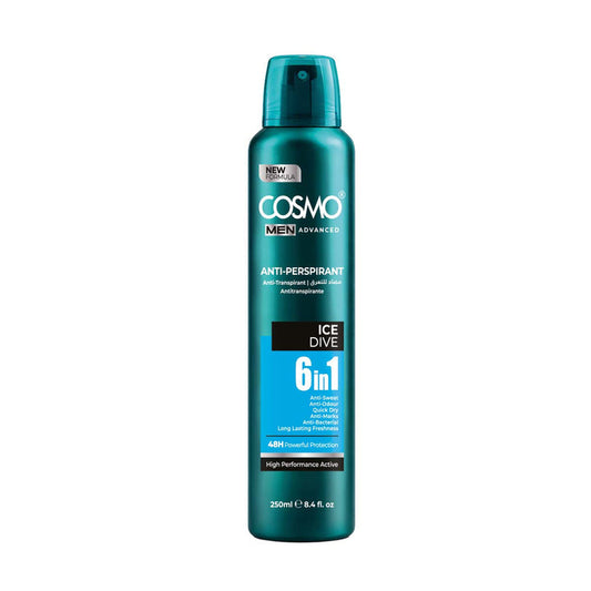 Cosmo Men Advance Body Anti-perspirant Deodorant Spray 48h Ice Dive 250ml