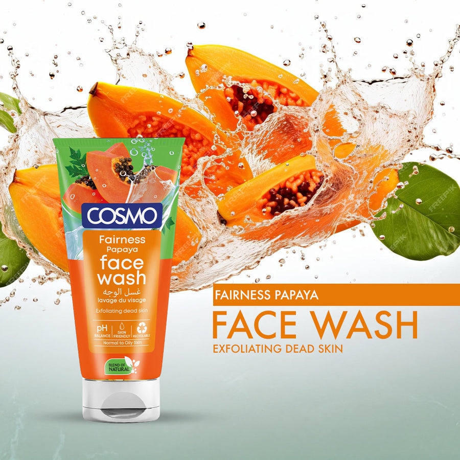Cosmo Fairness Papaya Face Wash 150ml